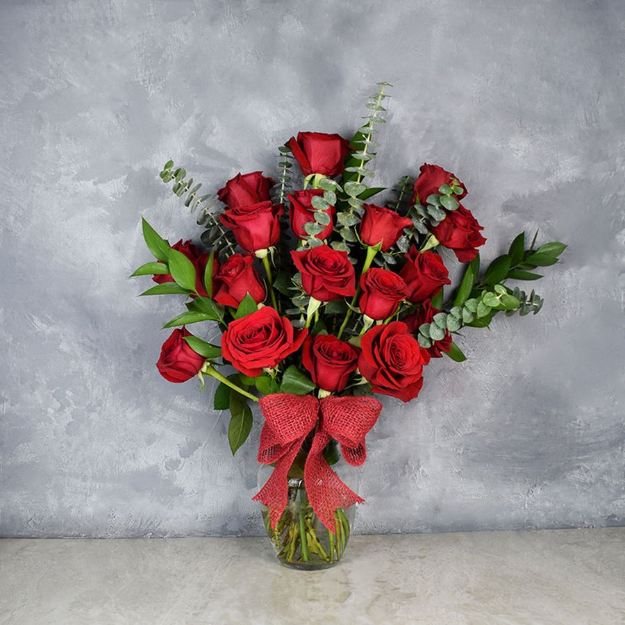 Rosedale Valentine's Day Vase from Philadelphia Baskets - Philadelphia Delivery