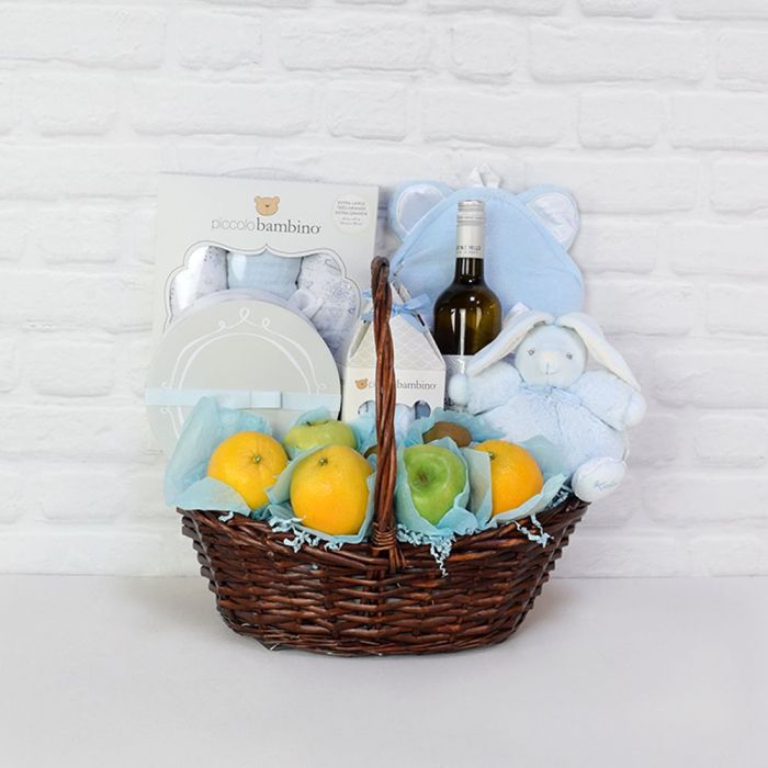 Wine and Citrus Fruit Gift Basket – how the gift is presented