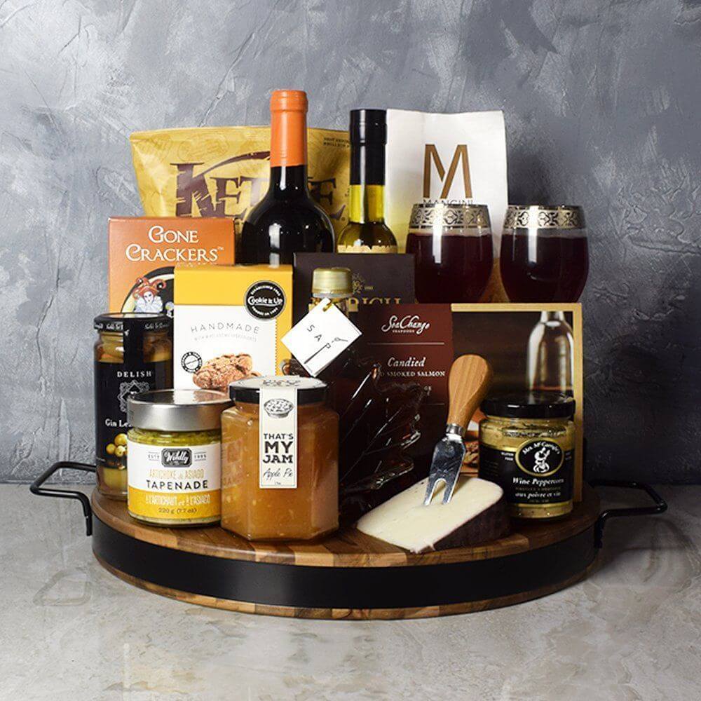 Summer BBQ Entertainment Board from Philadelphia Baskets - Wine Gift Basket - Philadelphia Delivery