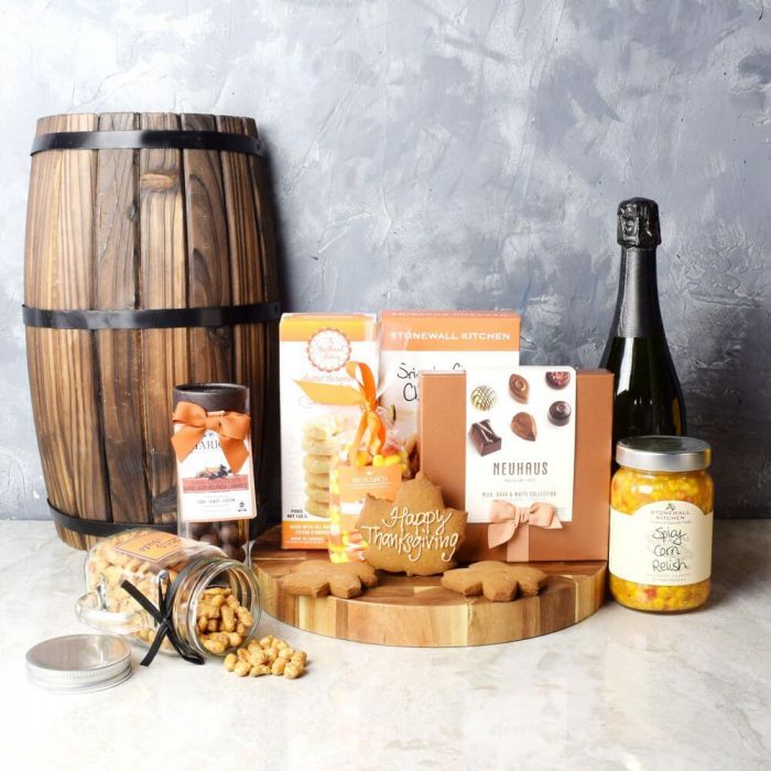 Thanksgiving Celebration & Treats Basket from Philadelphia Baskets - Philadelphia Delivery