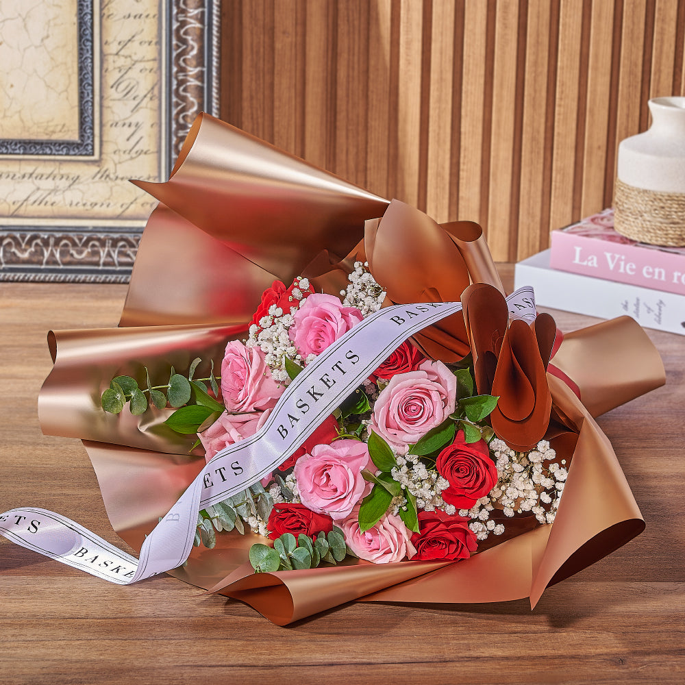 The Celebration Rose Bouquet from  Philadelphia Baskets - Flower Gift Basket - Philadelphia Delivery
