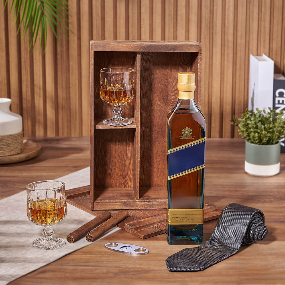 Wooden Liquor Box Gift Set – how the gift is presented