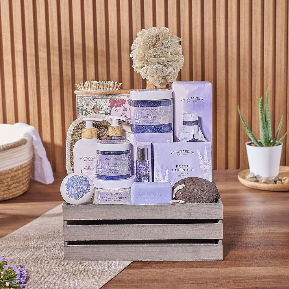 The Ultimate Spa Basket For Her, spa gift, spa, bath &amp; body gift, bath &amp; body, chocolate gift, Philadelphia Delivery