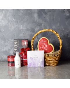 Beaconsfield Valentine’s Day Gift Basket, gourmet gift baskets, Valentine's Day gifts, gift baskets, romance
