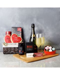 Annex Valentine’s Day Gift Basket, champagne gift baskets, gourmet gift baskets, gift baskets, Valentine's Day gift baskets

