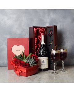 Richview Valentine’s Day Wine Basket, wine gift baskets, gourmet gift baskets, gift baskets, Valentine's Day gift baskets

