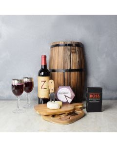 Riverdale Gift Set with Wine, wine gift baskets, gourmet gifts, gifts