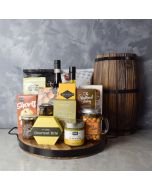 Hillcrest Wine Basket, gift baskets, wine gift baskets, gourmet gift baskets, wine & cheese gift baskets