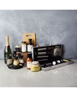 Zesty Barbeque Grill Gift Set with Champagne, gift baskets, gourmet gifts, gifts