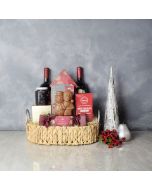 Merry Berry Christmas Basket, wine gift baskets, Christmas gift baskets, gourmet gift baskets